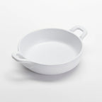 Thumbnail image #1 for American Metalcraft MCW41 6 oz Round White Melamine Casserole Dish with Handle Case of 96