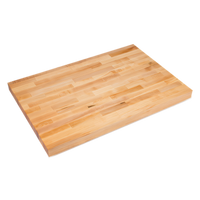 John Boos Laminated Northern Hard Rock Maple Edge Grain Work Table Top, 108 x 48 x 1-3/4 Inch