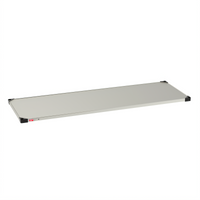 Metro Super Erecta 72 in. x 24 in. Flat Solid Stainless Steel Shelf with Raised Ship's Edge