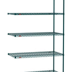 Thumbnail image #1 for Metro Super Erecta SE-1848K3-86-A5 Add-On Wire Shelving Unit, 48"W x 18"D x 86"H, 800 lb. capacity per shelf, 2000 lb. capacity per unit, 1" shelf