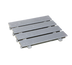 Thumbnail image #1 for Eagle Group ADA-Compliant Wide T-Bar Fiberglass Subway-Style Replacement Grating for 15-Inch Floor Troughs, 12 x 9, Gray
