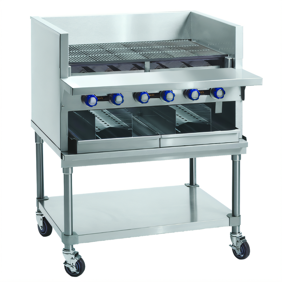 Product image #1 for Imperial 48-Inch Gas Countertop Smoke Broiler with 8 Stainless Steel Burners