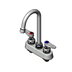 Thumbnail image #1 for T&S Brass Deck Mount Workboard/Bar Sink Faucet with 4-Inch Centers and 4-3/8-Inch Swivel Gooseneck, 2.2 GPM Aerator