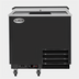 Thumbnail image #1 for KoolMore 36-Inch Commercial Glass Froster with 9 Cu. Ft. Capacity, Black Steel, Top Sliding Door