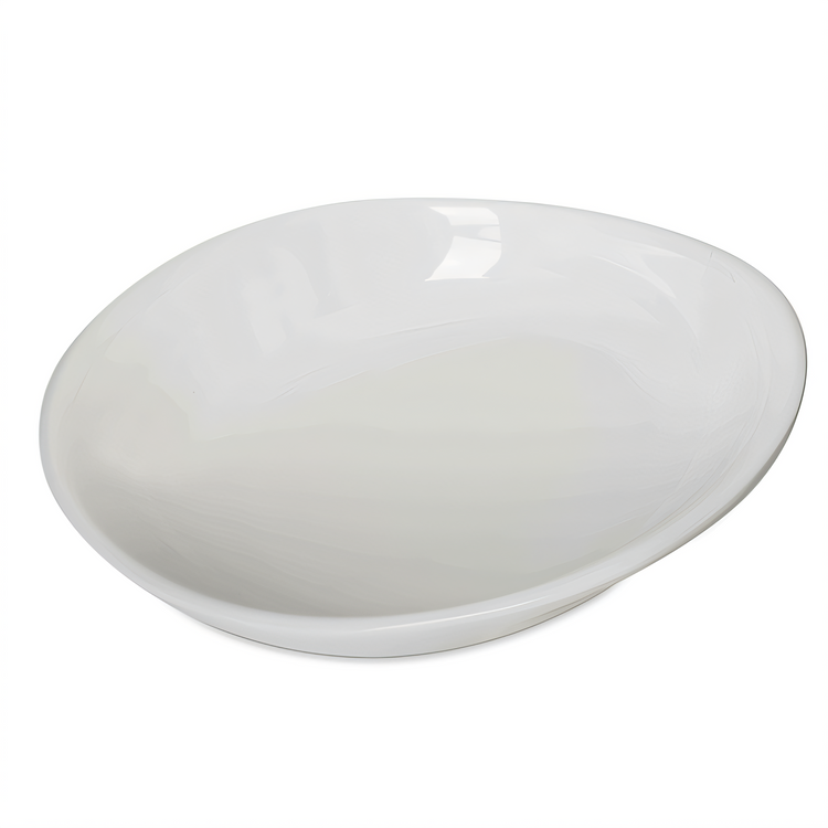 Product image #1 for Stadia® 11-1/2 Inch Oblong Deep Melamine Pasta Plate, Greige