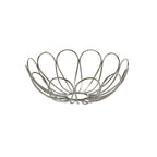 Thumbnail image #1 for American Metalcraft BLM8 Round Stainless Steel Bloom Serving Basket, 8-1/8 Inch Diameter Case of 24
