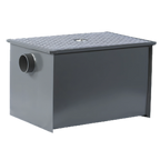 Thumbnail image #1 for Dormont Manufacturing Watts Grease Interceptors WD-15 Epoxy-Coated Steel Grease Interceptor, 15 GPM, 30 lb Capacity, 2-Inch No-Hub