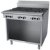 Thumbnail image #1 for Garland Cuisine 36-Inch Heavy Duty Gas Open Burner Range with Storage Base, 6 Burners