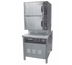 Thumbnail image #1 for Groen HyPlus 2-Compartment Pressureless Gas Steamer with 36-Inch Cabinet Base