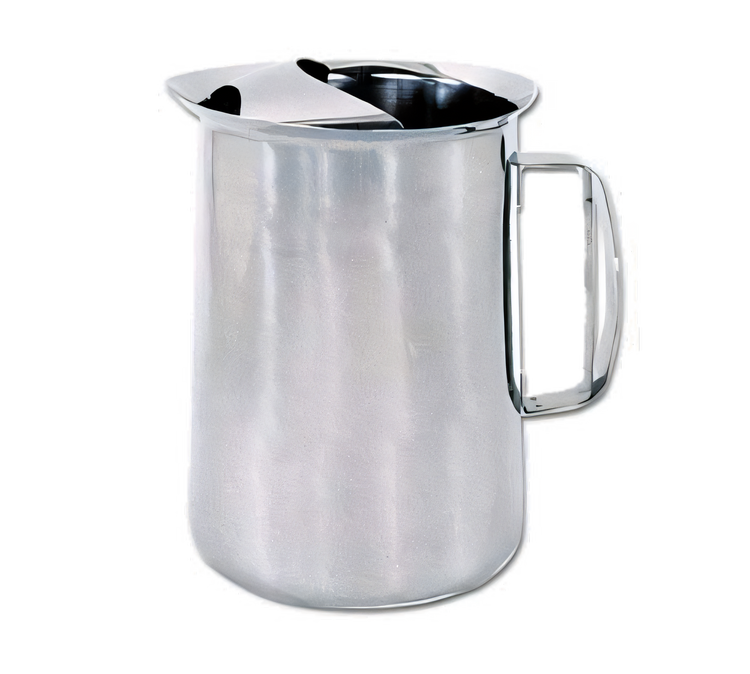Product image #1 for Scandia 2-1/8 Qt Straight-Sided Stainless Steel Pitcher with Ice Guard