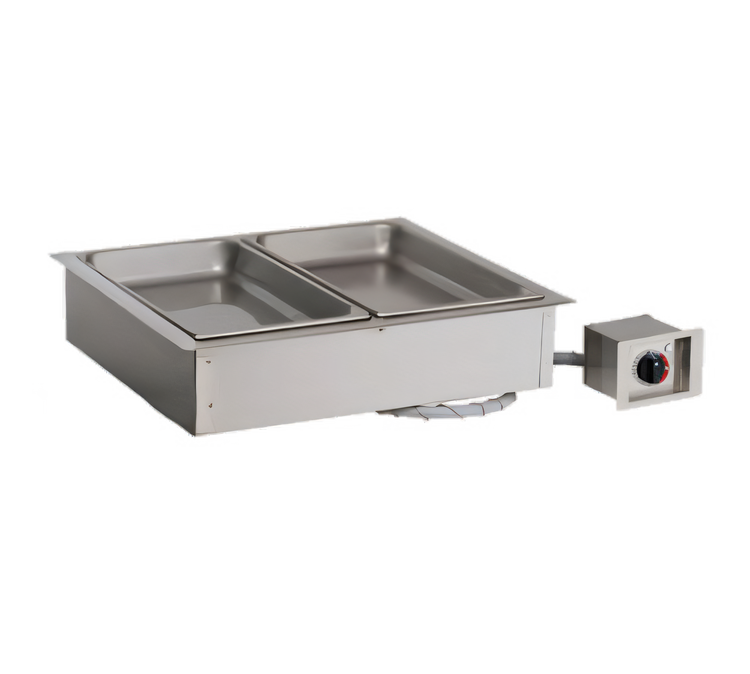 Product image #1 for Alto-Shaam Halo Heat Drop-In Electric Waterless Hot Food Well, Stainless Steel, 2 Full-Size and 2 Third-Size Pan Capacity
