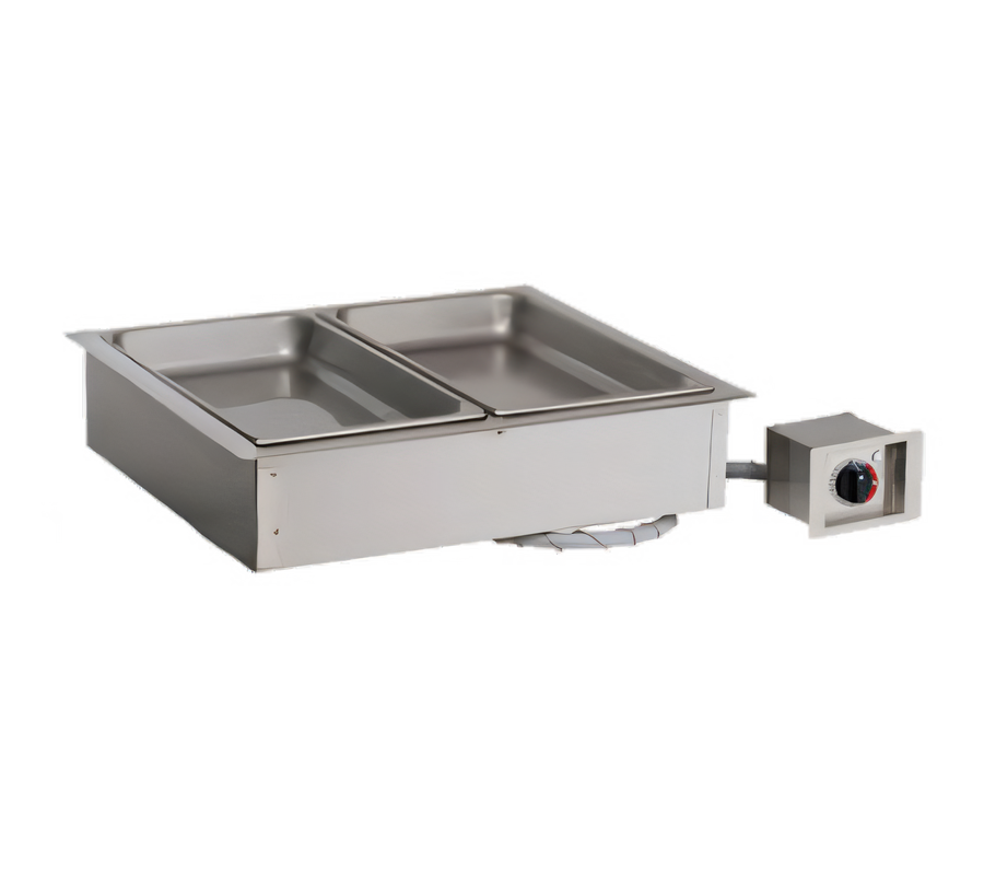 Product image #1 for Alto-Shaam Halo Heat Drop-In Electric Waterless Hot Food Well, Stainless Steel, 2 Full-Size and 2 Third-Size Pan Capacity