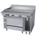 Thumbnail image #1 for Garland Cuisine Series 48-Inch Heavy Duty Gas Griddle Top Range with Valve-Controlled Griddle and Convection Oven