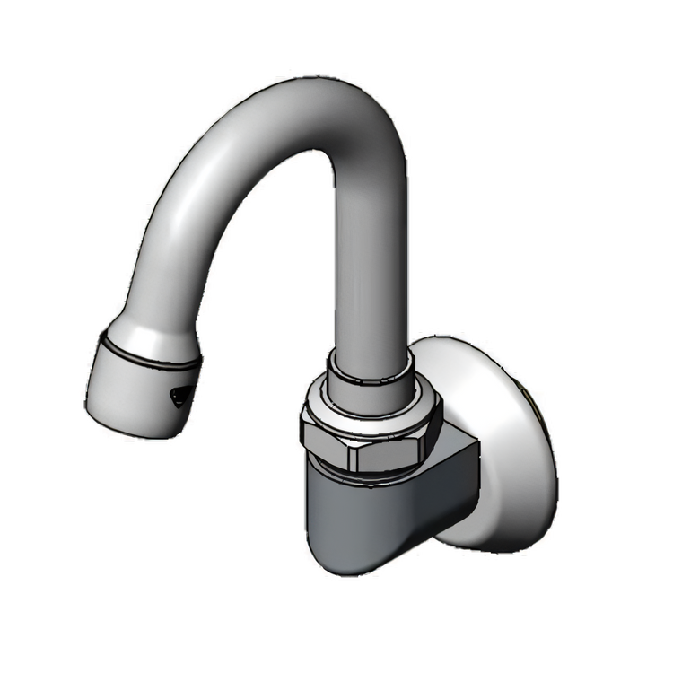 Product image #1 for Wall-Mount Dummy Swivel Gooseneck Spout with 2.2 GPM Aerator