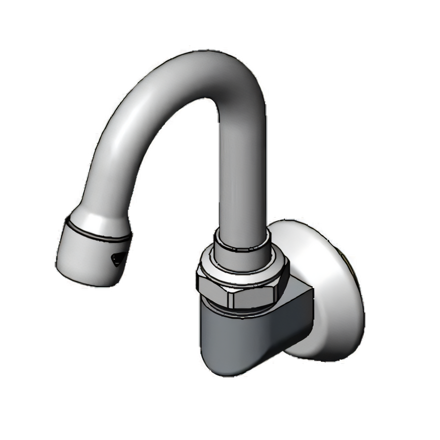 Product image #1 for Wall-Mount Dummy Swivel Gooseneck Spout with 2.2 GPM Aerator
