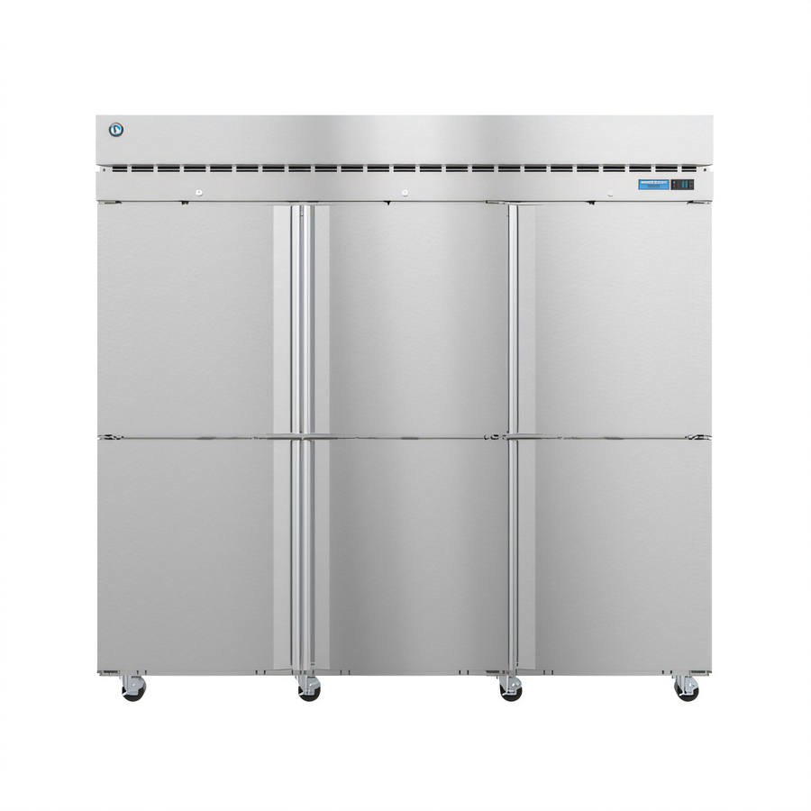 Product image #1 for Hoshizaki Steelheart Three-Section Reach-In Freezer with Half-Height Solid Doors, 79.03 Cu. Ft.