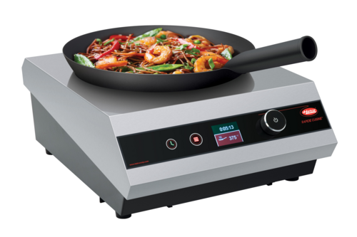 Product image #1 for Hatco Countertop Induction Wok Cooktop, 3000W, with Programmable Menu, Timer, and USB Port