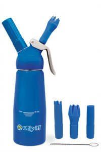 Whip-It! Armor 1/3 Liter Blue Aluminum Multi-Purpose Cream Dispenser