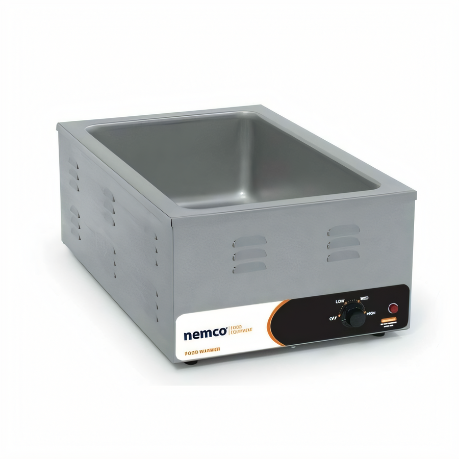 Product image #1 for Nemco 6055A Countertop Wet Food Warmer for Full-Size Pans, Stainless Steel, 120V