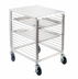 Thumbnail image #1 for Aluminum Counter-Height End-Load Pan Rack with 15 Slides and Solid Flat Top, 18 x 26 Inch Pan Capacity