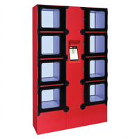 Hatco Flav-R 2-Go™ Floor-Mount Heated Food Locker System, 8 Lockers