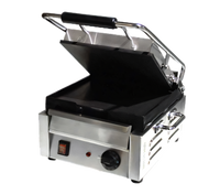 Omcan USA Commercial Single Countertop Panini Grill with 10