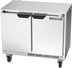 Thumbnail image #1 for Beverage-Air UCR34HC 34-Inch Shallow Depth Two-Section Undercounter Refrigerator