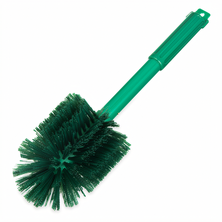 Product image #1 for Sparta® Multi-Purpose Valve & Fitting Brush, 16-Inch Handle, 5-Inch Round Head, Green