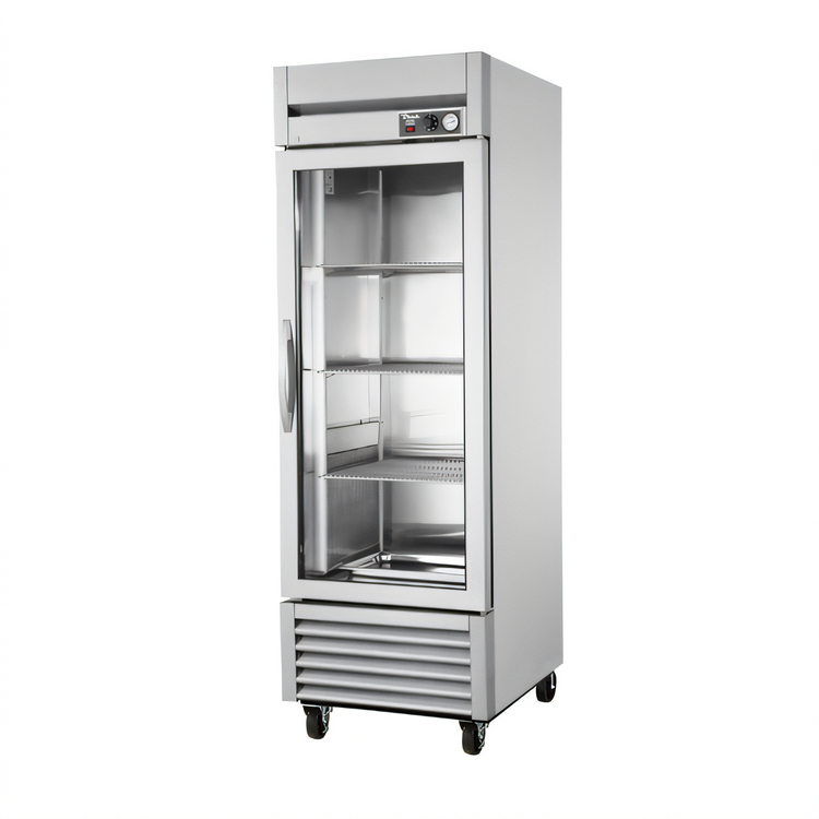 Product image #1 for True Mfg. 1-Section Reach-In Heated Holding Cabinet with Framed Glass Door and 3 Shelves