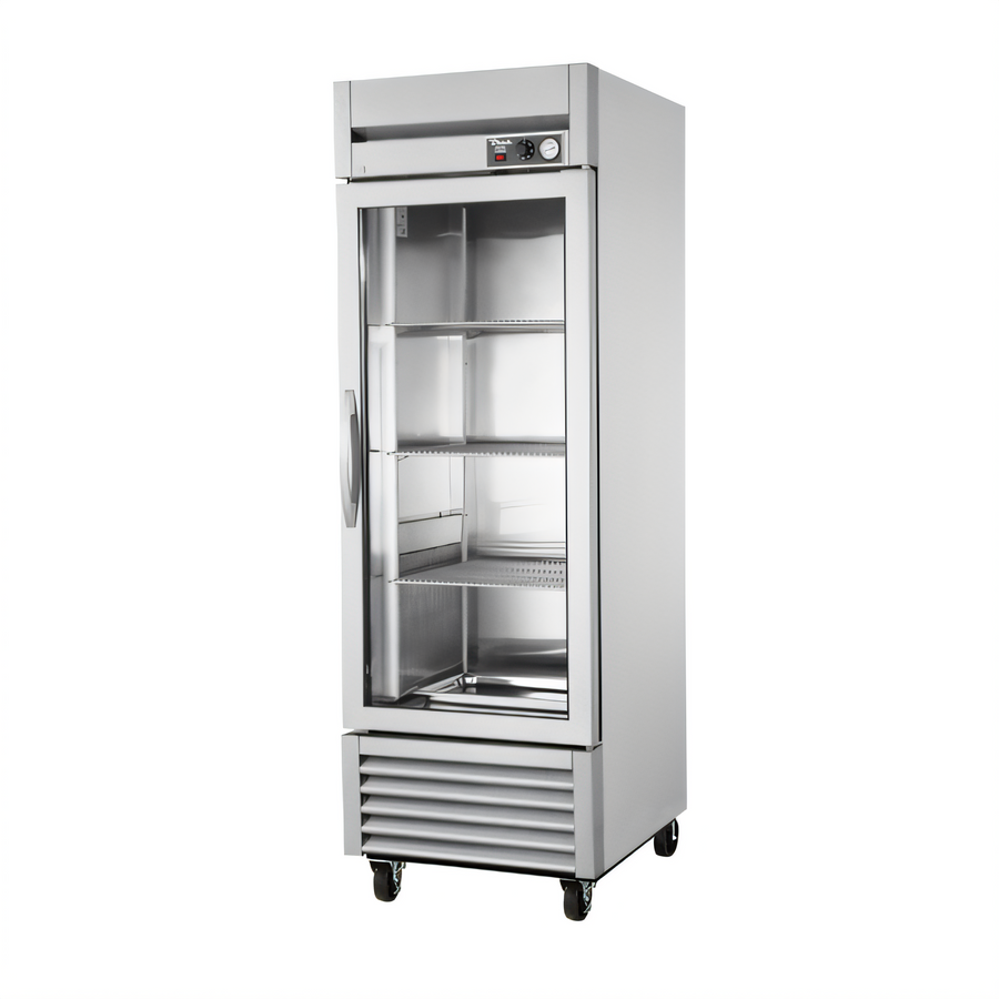 Product image #1 for True Mfg. 1-Section Reach-In Heated Holding Cabinet with Framed Glass Door and 3 Shelves