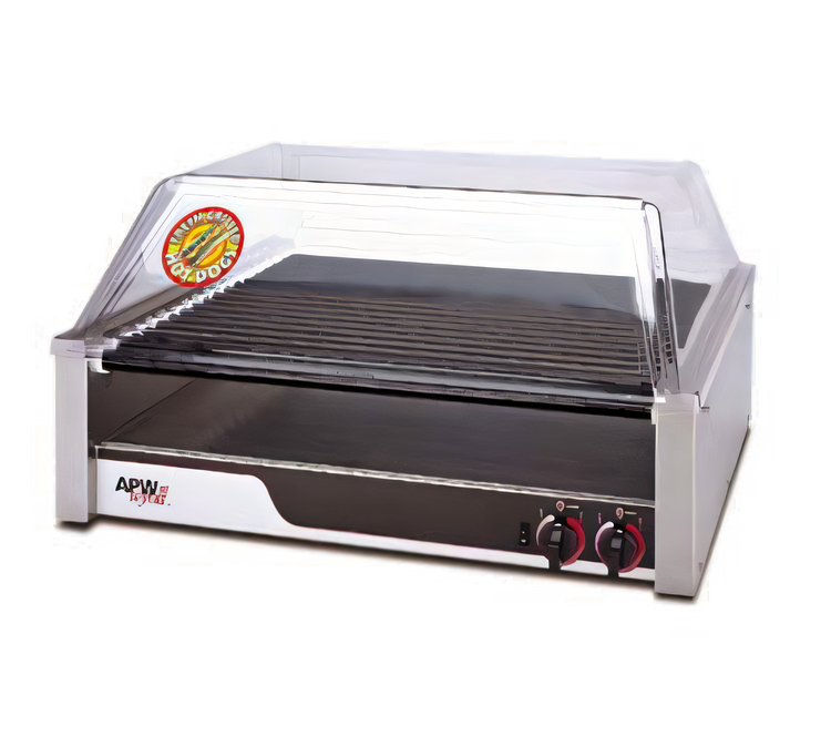 Product image #1 for APW Wyott X*PERT HotRod HRS-45 Tru-Turn Hot Dog Roller Grill