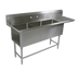Thumbnail image #1 for John Boos Pro-Bowl 3-Compartment Sink with 30-Inch Right Drainboard, 20