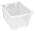 Thumbnail image #1 for Quantum Heavy-Duty Stack and Nest Tote, Clear Polypropylene, 23-1/2 x 19-1/2 x 13 Inch, 2.60 Cu. Ft.