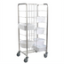 Thumbnail image #1 for Matfer Bourgeat Stainless Steel Dough Container Trolley, 16-Container Capacity