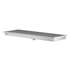 Thumbnail image #1 for Koolmore KM-FTG-2430 Commercial Stainless Steel Floor Trough Drain, 30 x 24 Inch, Subway-Style Grating, Anti-Splash Pan