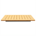 Thumbnail image #1 for TableCraft Versa-Tile Natural Perforated Single-Well Carving Station Template