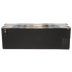 Thumbnail image #1 for Pro-Line 80-Inch Black Flat Top Deep Well Horizontal Bottle Cooler with 3 Sliding Doors