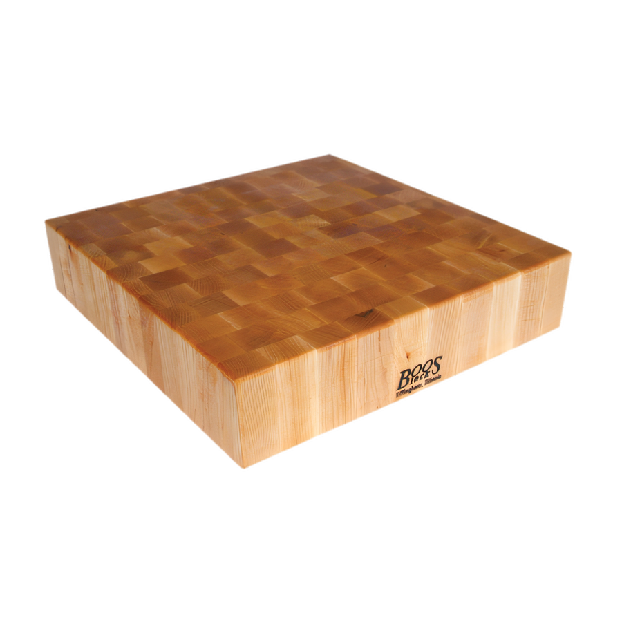 Product image #1 for John Boos Boos Block BB03 Chinese Chopping Block, 30 x 30 x 6 Inch, End Grain Northern Hard Rock Maple, Reversible