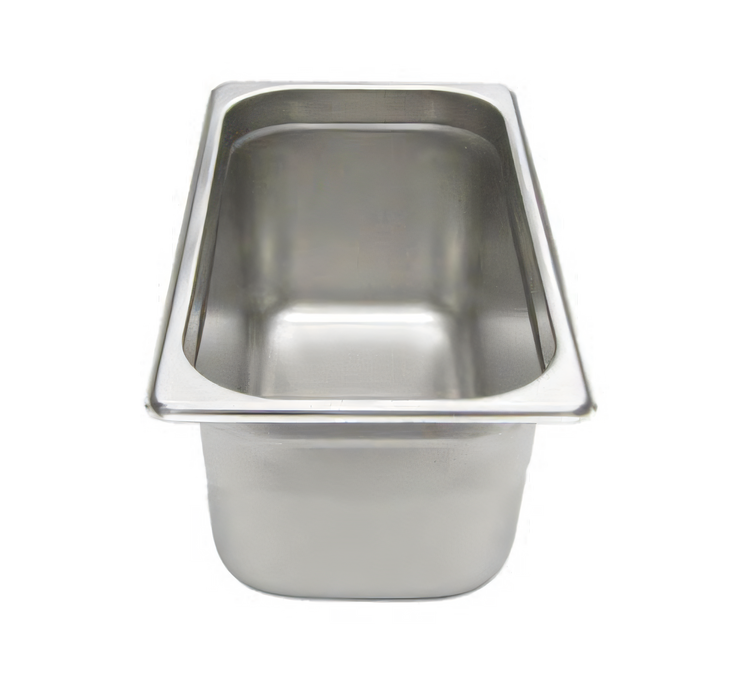 Product image #2 for 1/3 Size 4-Inch Deep Heavy 22 Gauge Solid Stainless Steel Steam Table Pan