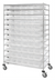 Thumbnail image #1 for Quantum Chrome Plated Stationary Bin Wire Shelving System, 72