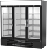 Thumbnail image #1 for Beverage Air MarketMax Three-Section Dual Temp Reach-In Glass Door Merchandiser Refrigerator/Freezer