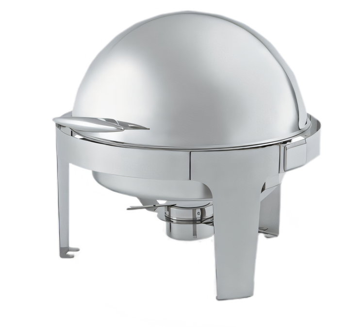 Product image #1 for Vollrath T3505 7 Qt Round Roll Top Chafer with Mirrored Finish