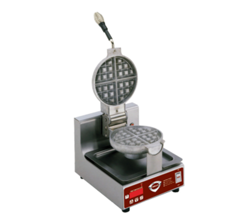 Product image #1 for Wells Countertop Single Round Belgian Waffle Baker with Electronic Controls and Automatic Timer