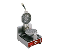 Wells Countertop Single Round Belgian Waffle Baker with Electronic Controls and Automatic Timer
