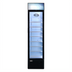 Thumbnail image #1 for Slim Reach-In 1-Section Glass Door Merchandiser Refrigerator with Lightbox, 5 Cu. Ft., Black