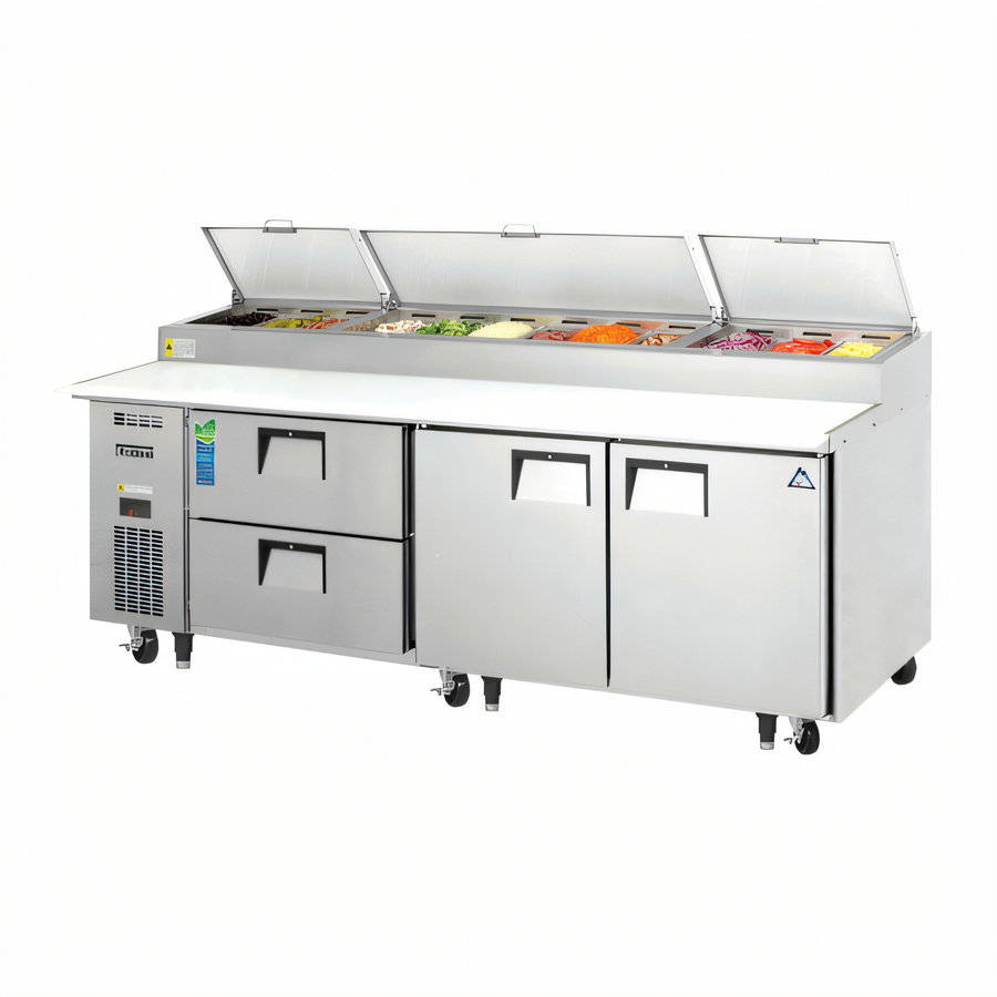 Product image #1 for Everest Refrigeration EPPR3-D2 Prep Tables