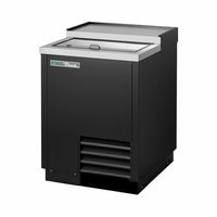 True T-24-GC-HC 24.5-Inch Countertop Deep Well Glass and Plate Chiller/Froster with Sliding Lid