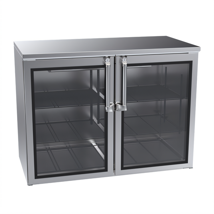 Product image #1 for Krowne Remote Two-Section Back Bar Storage Cabinet, 48 Inch W x 24 Inch D