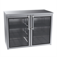 Krowne Remote Two-Section Back Bar Storage Cabinet, 48 Inch W x 24 Inch D