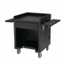 Thumbnail image #1 for Cambro CamKiosk Polyethylene Equipment Stand with Tray Rails, 44 x 28 x 39 Inches, Black